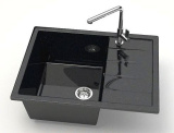 Кух.мойка Granit MARRBAXX глянц Катрин Z151 Q4 (черн.)